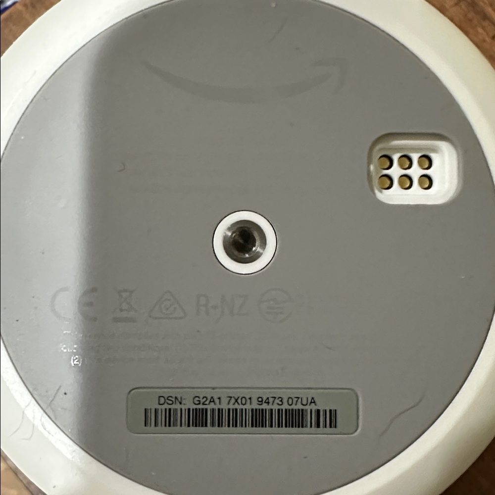 Voice-Activated Smart Speaker with Light Blue Fabric - Picture 6 of 7